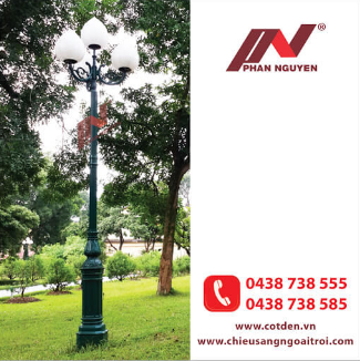 Cột đèn sân vườn - Thiết Bị Chiếu Sáng Phan Nguyễn - Công Ty TNHH Điện Và Cơ Khí Phan Nguyễn